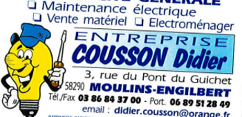 Electricien Entreprise COUSSON Didier